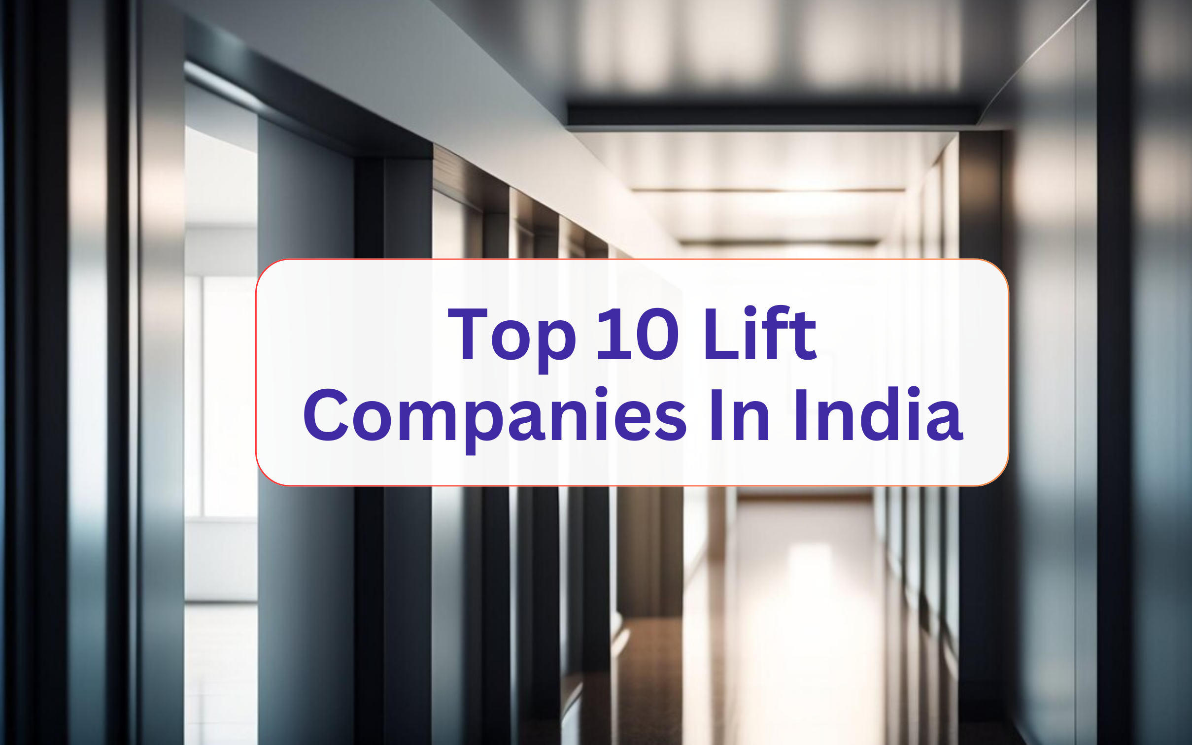 lift companies in india