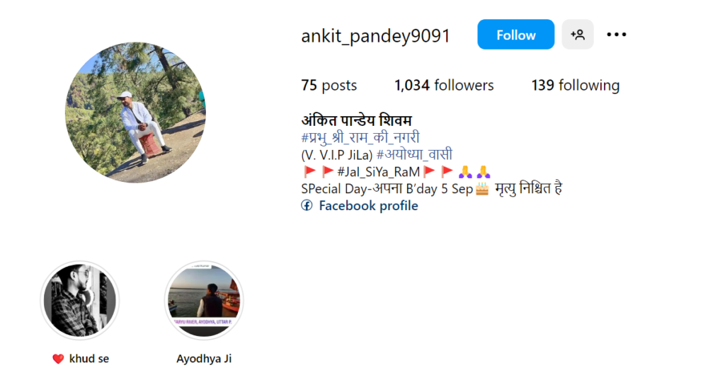 Instagram bio for boys in hindi