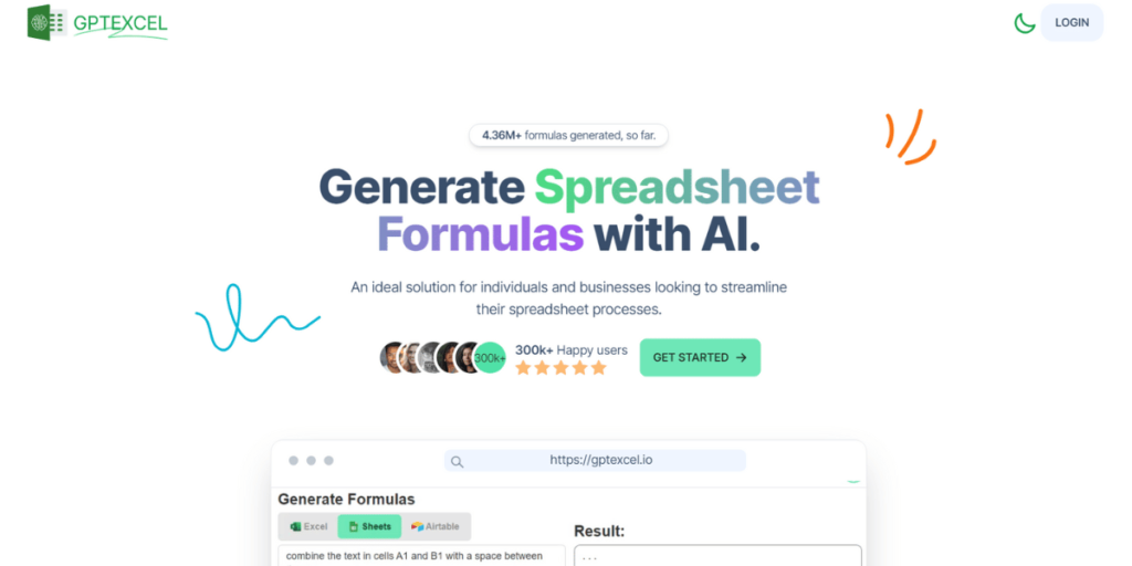 AI Excel Formula Generators