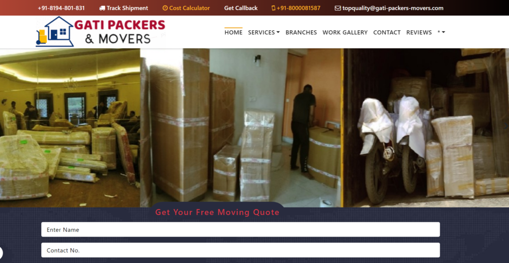 Digital packers and movers