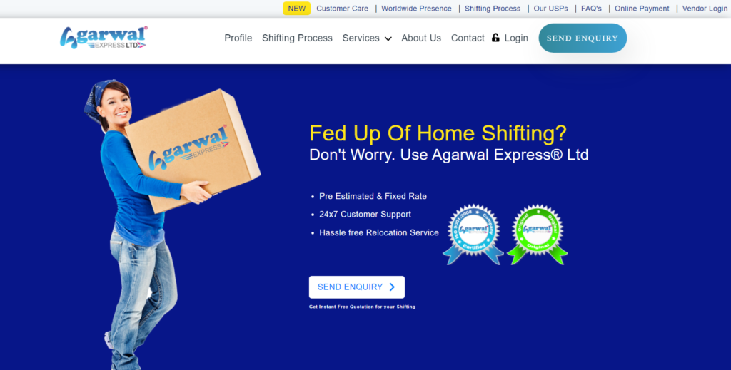 Digital packers and movers