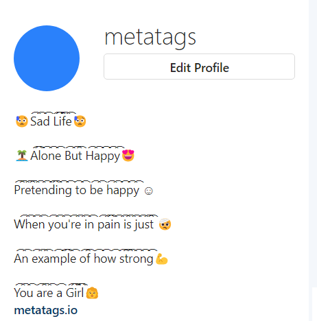 Bio for Instagram for girl in stylish font