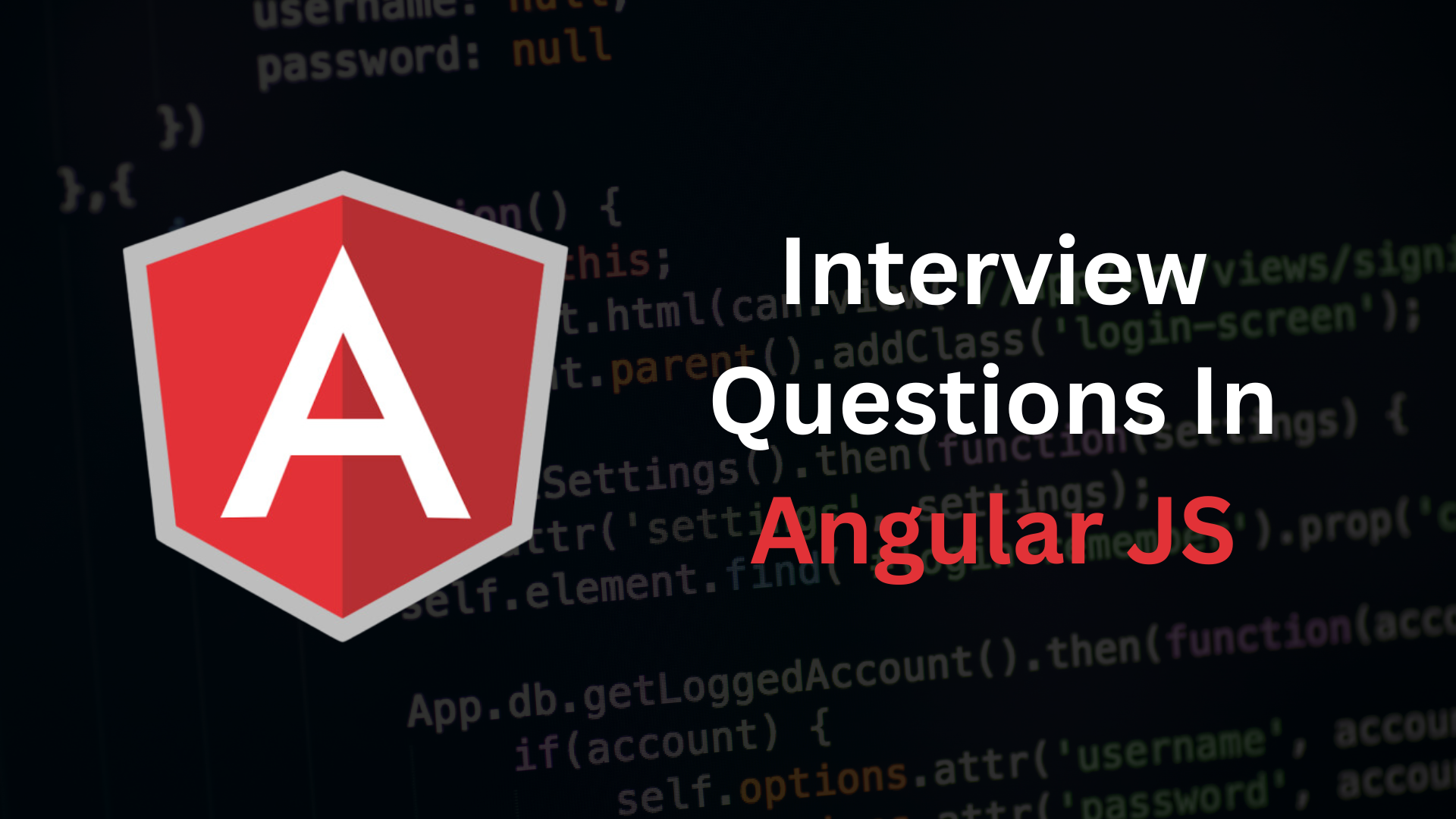 Interview Questions In Angular JS