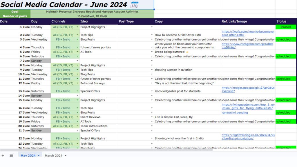 Social Media Calendar Tools