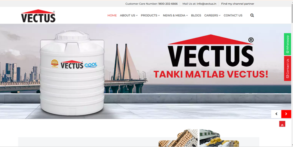 Water Tank Brands in India