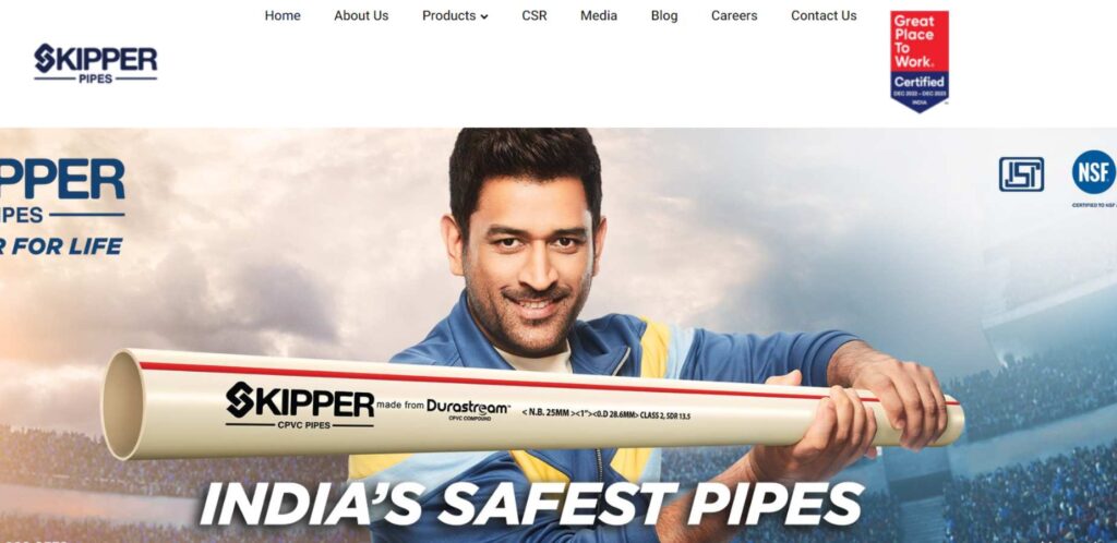 Pipe companies in India