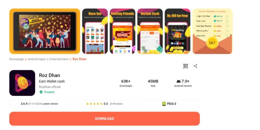 Daily 100 rupees earning app Without Investment