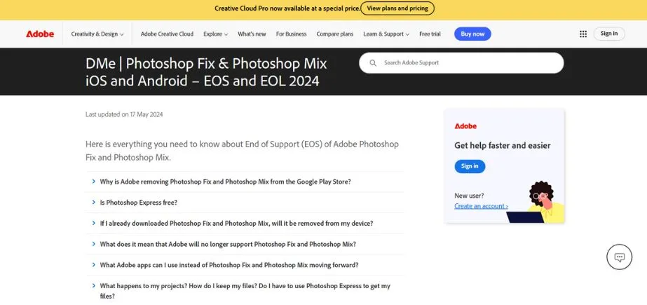 Adobe Photoshop Mix - photo editing apps