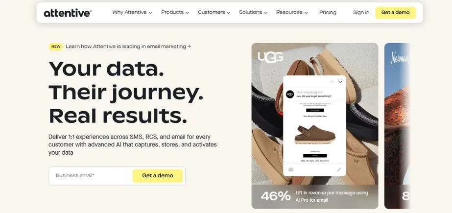 Attentive - Best SMS Marketing Software