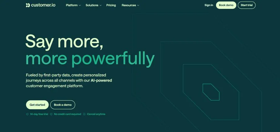 Customer.io - Customer Data Platform Software