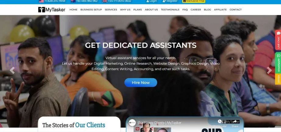 MyTasker - Virtual Assistant Companies