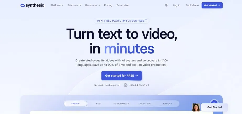 Synthesia - AI Productivity Tools