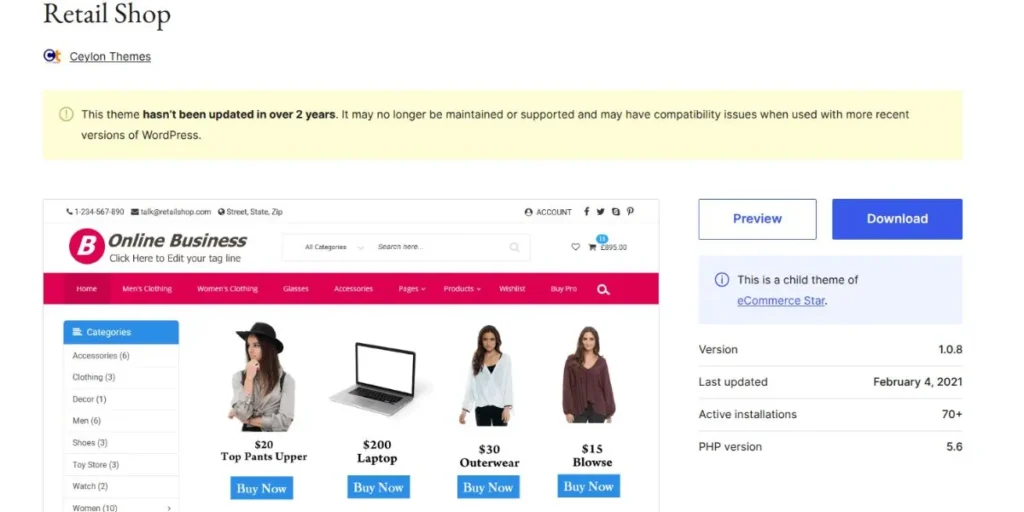 Shein-like WordPress Themes
