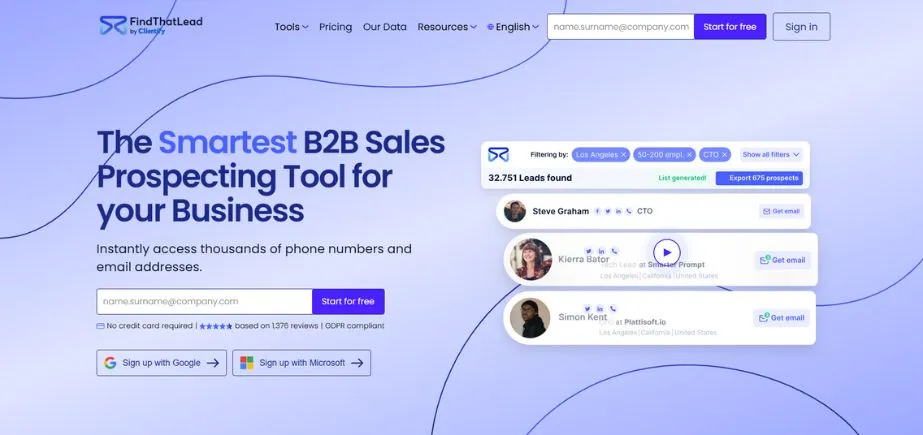 FindThatLead - Free Email Lookup Tools for Startups in Dubai