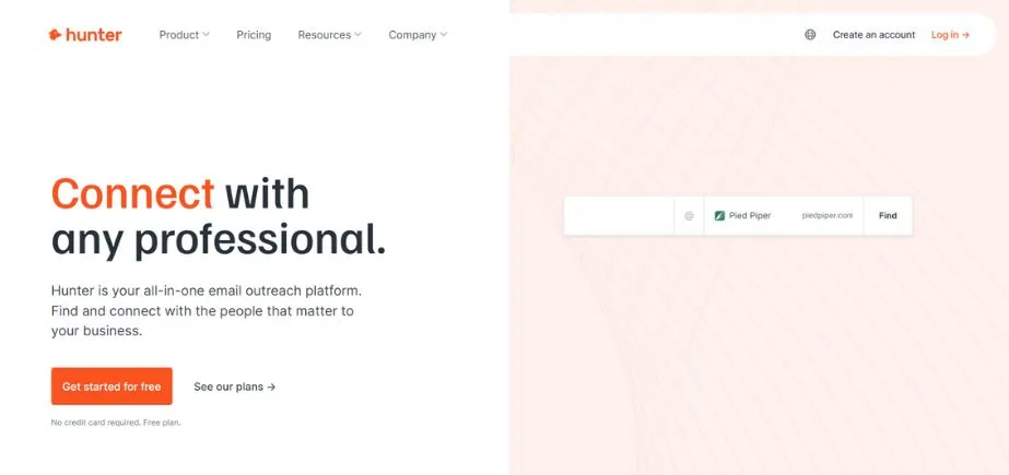 Hunter.io - Free Email Lookup Tools for Startups in Dubai