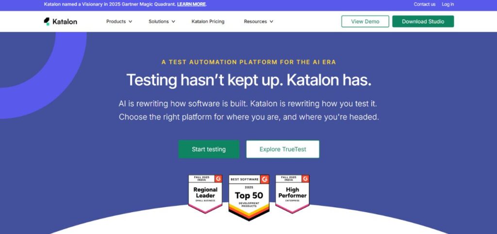 Katalon-Automation Testing Tools