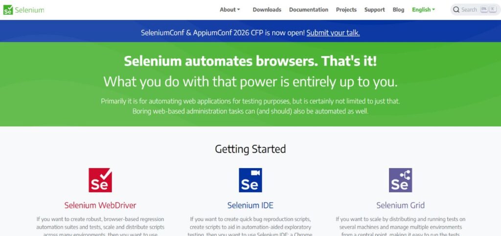 Selenium-Automation Testing Tools