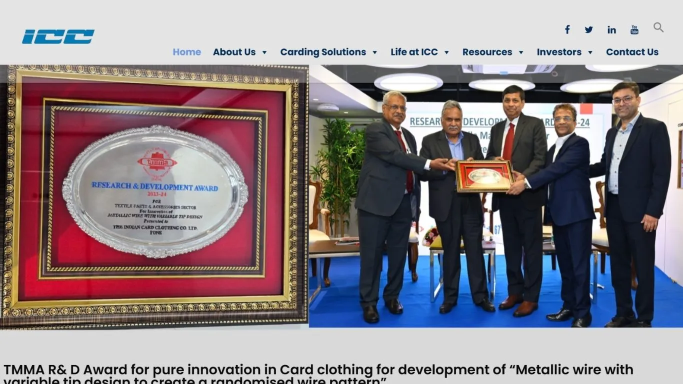 indian card clothing - textile compaines in pune