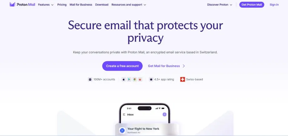 Proton Mail - Best Email Providers