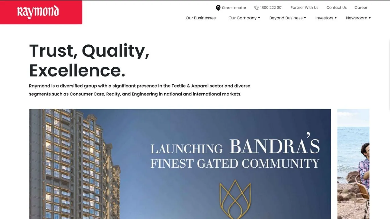 raymond - textile compaines in pune