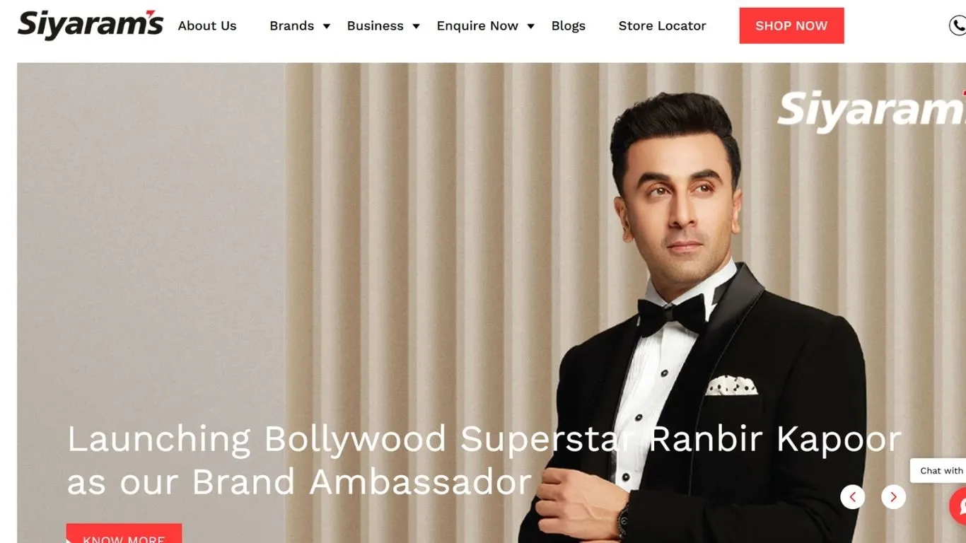 siyaram silk - textile compaines in pune