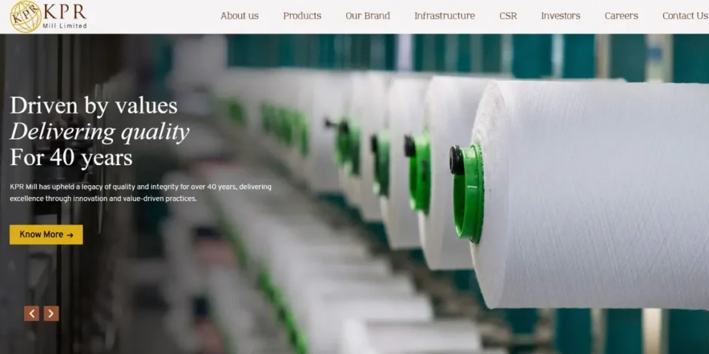 Textile Companies in Coimbatore