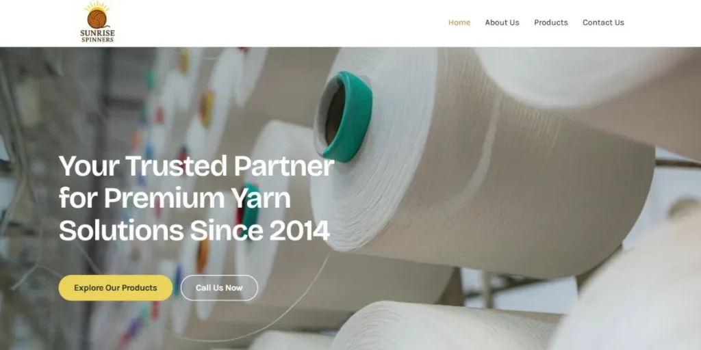 Textile Companies in Panipat - Sunrise Spinners