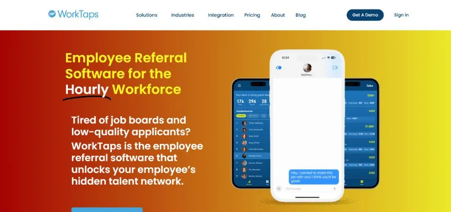 WorkTaps - Employee Referral Software