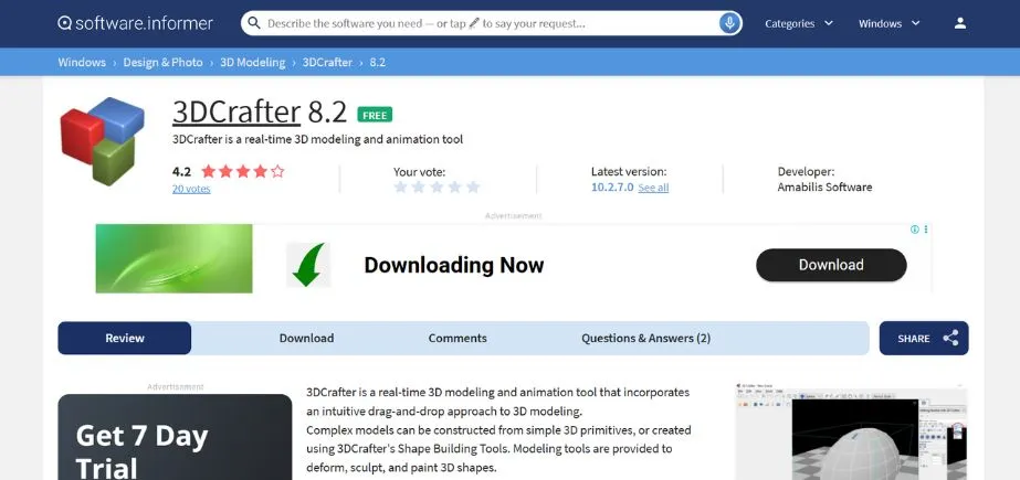 3D Crafter - Free CAD Software