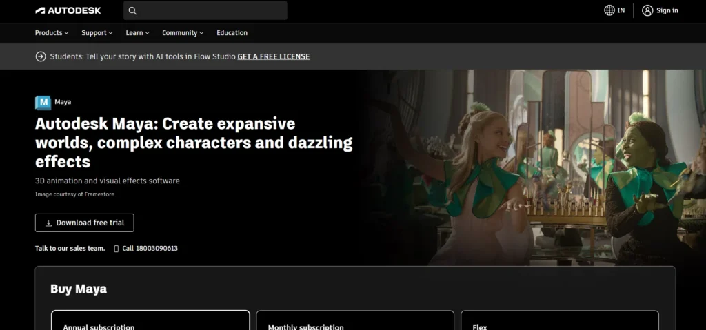 3D Animation Software - Autodesk Maya