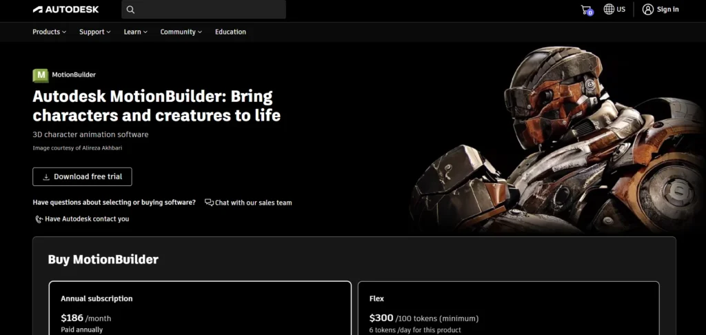 3D Animation Software - Autodesk MotionBuilder