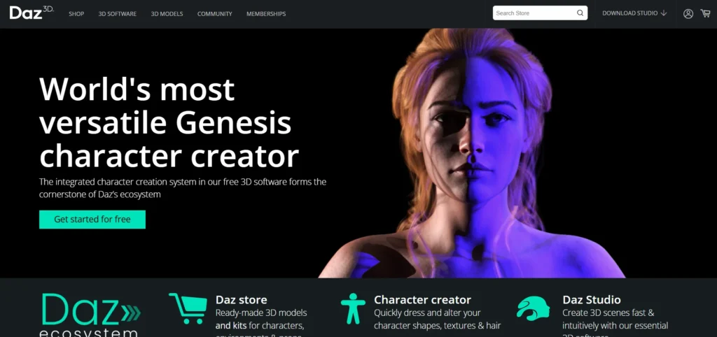 3D Animation Software - Daz Studio