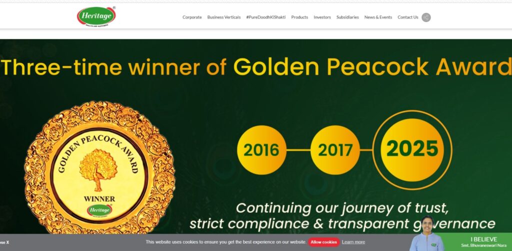 Food and Beverage Companies in India - Heritage