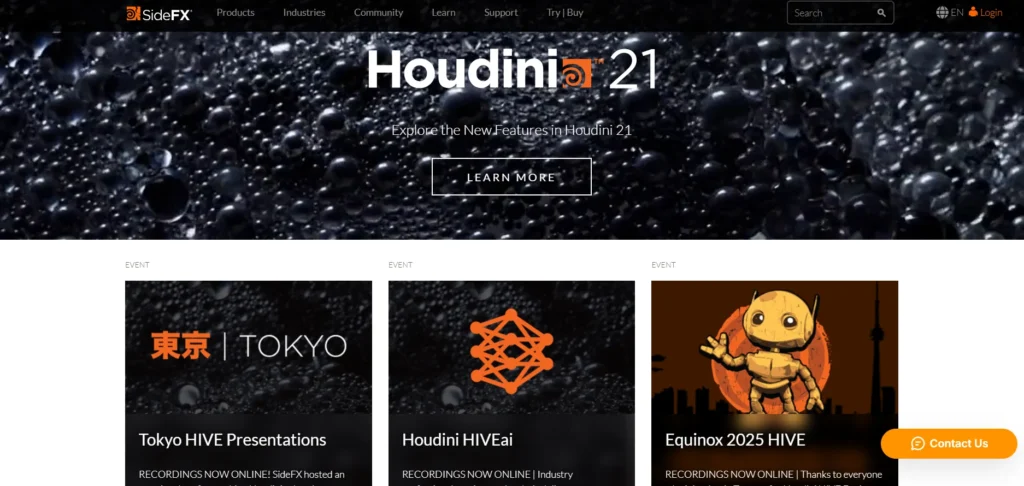 3D Animation Software - Houdini