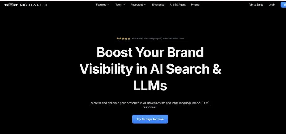 Nightwatch.io AI Tracking - GEO Tools