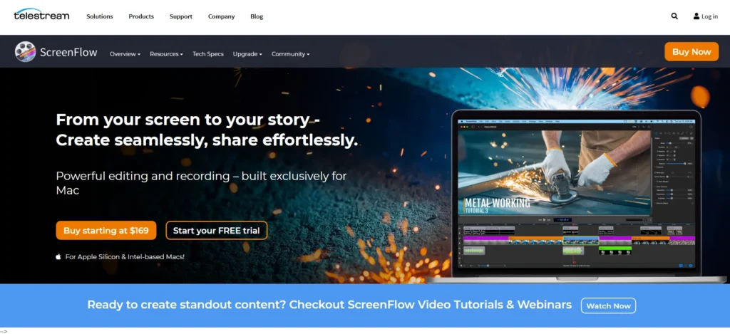 ScreenFlow - Mac Screen and Audio Recording Software