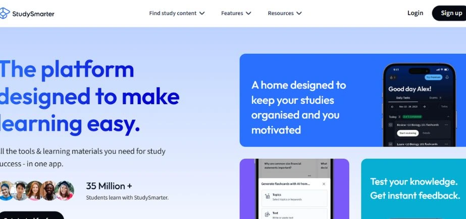 StudySmarter - Free Quizlet Alternatives