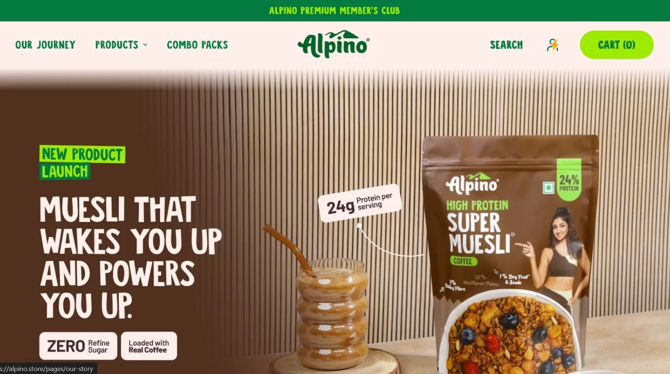 alpino - best peanut butter brand in India