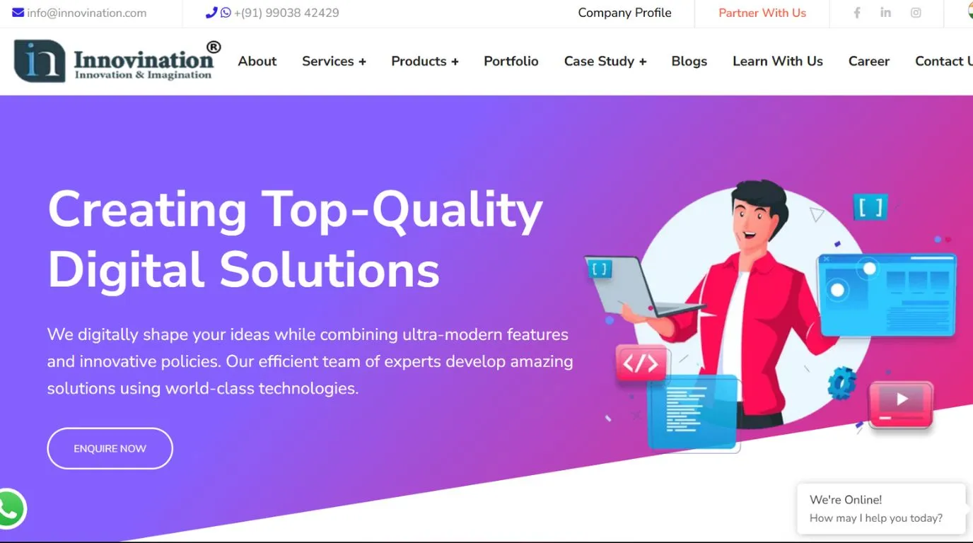 innovination - mobile app development company in Kolkata