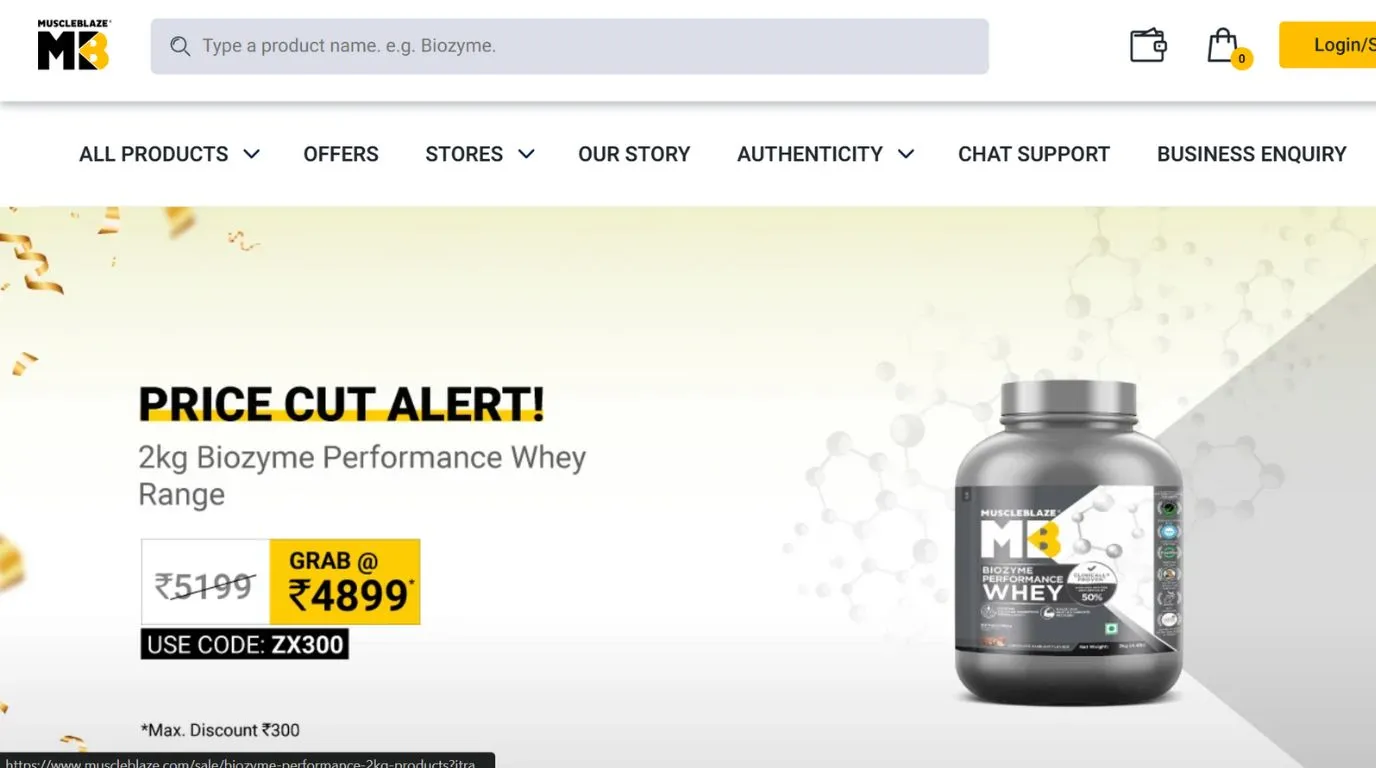 muscleblaze - best peanut butter brand in India