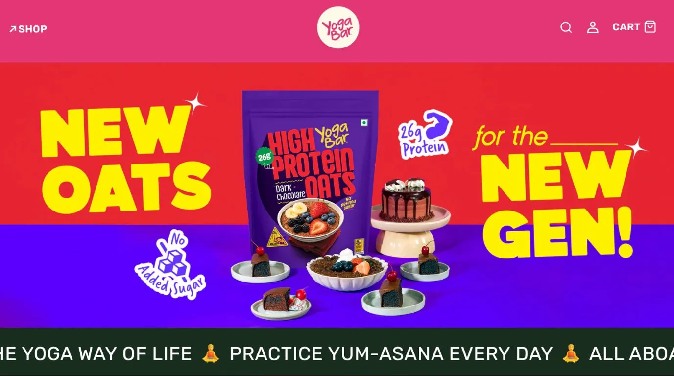 yogabar - best peanut butter brand in India