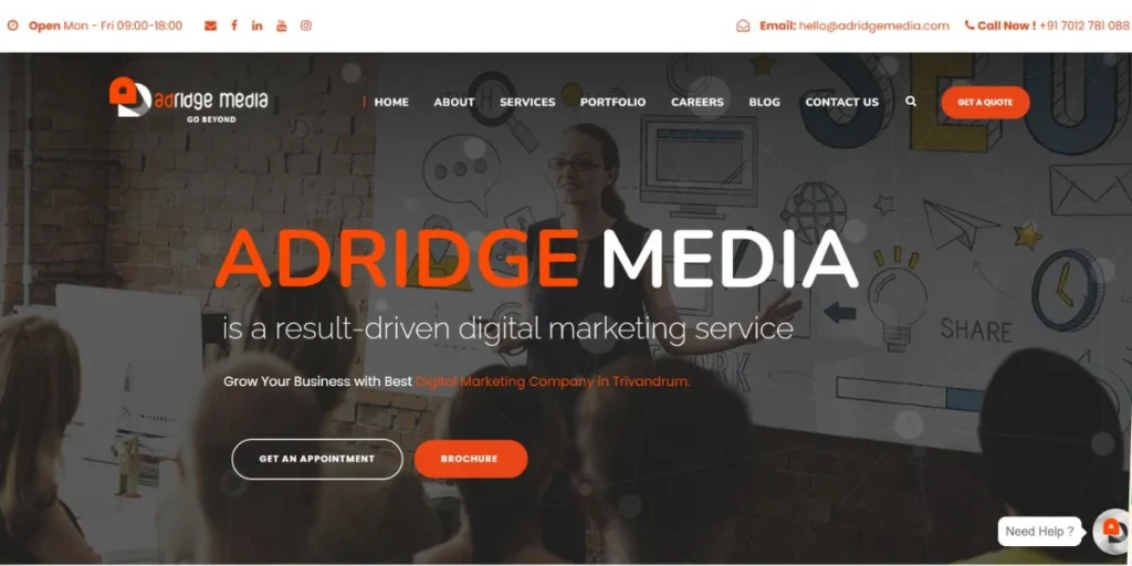 Adridge Media - Digital Marketing Agencies in Trivandrum