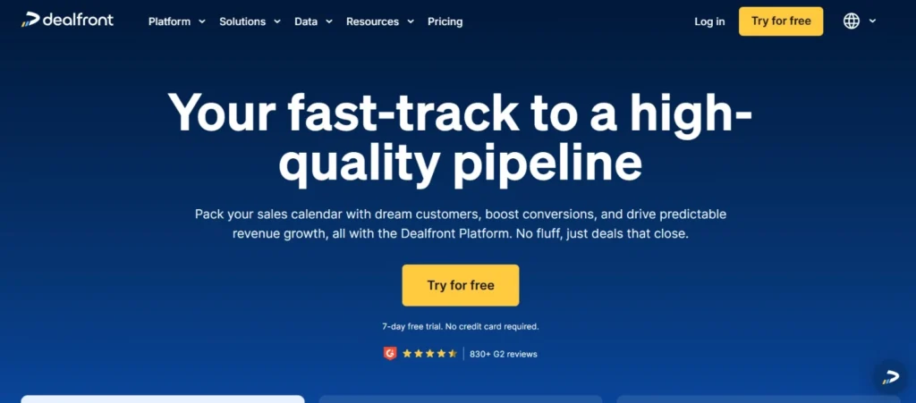 Sales Tracking Software
- Dealfront