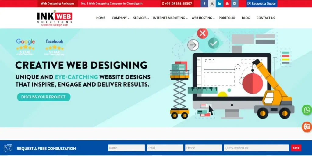 Ink Web Solutions - Website Development Companies in Mohali
