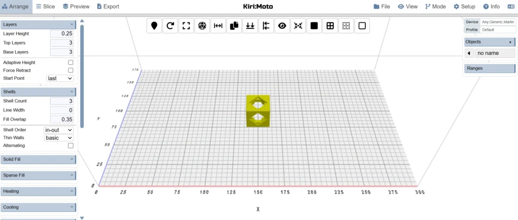 3D Printing Software
- Kiri:Moto