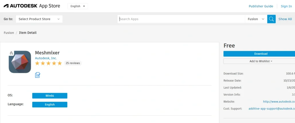 3D Printing Software
- Meshmixer