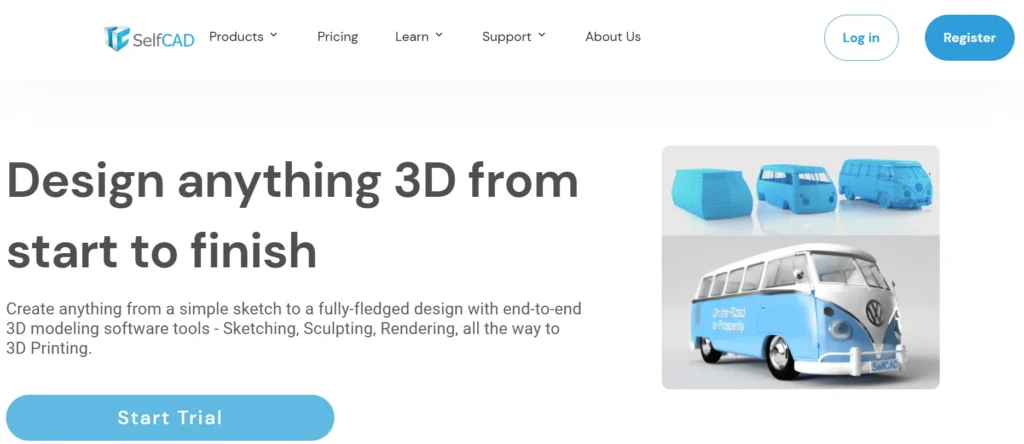 3D Printing Software
- SelfCAD