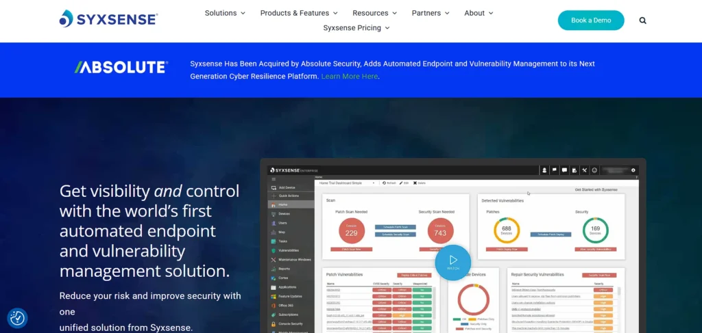 server patch management tools - Syxsense Manage