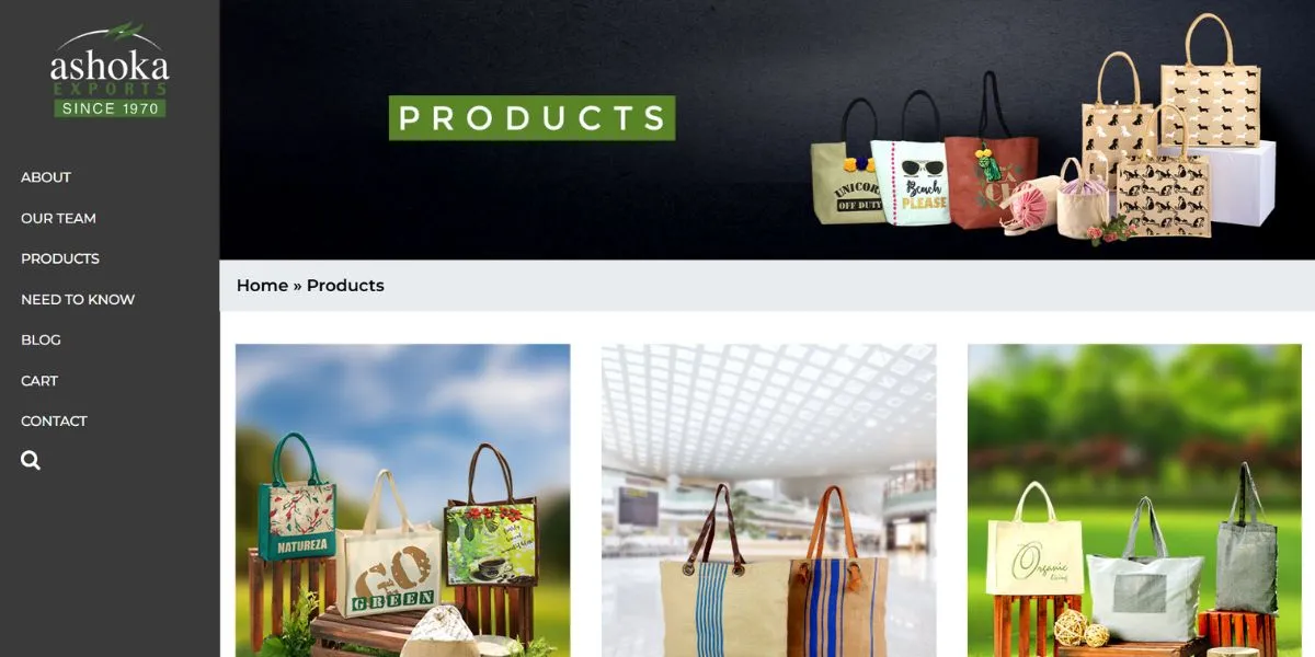 ashoka exports - Jute Bags Manufacturers