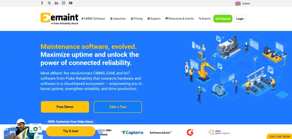 Facility Management Software - eMaint CMMS